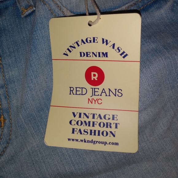 5 for $25 🛍️ NWY Red Jeans 👖 NYC - Picture 7 of 8